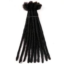 10 hebras de extensiones sintéticas para dreadlocks, con un ancho de 0,6 cm para hombres/mujeres - Negro - Ver 9
