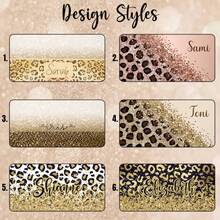 1PC Personalized Cute Leopard Print Large Mouse Pad With Stitched Edges, Custom Rectangle Gaming Mousepad Gift For Friend Girlfriend Boyfriend, Perfect Gift For Birthday, Anniversary, Valentine's Day, 2026 Back-To-School Season - 23.6" X 13.8" - 05 - View 2