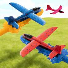 Kids Foam Throwing Glider Airplane Toy, Two Flight Modes For Indoor And Outdoor Play, Parent-Child Interactive Outdoor Foam Hand Throw Glider Airplane Toy - Multicolor - View 2
