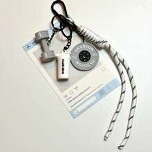 健身套装腕带 PVC 健身系列 软橡胶钥匙扣 杠铃哑铃装饰挂件 情侣挂件 Y2K 夏季礼物 适合女孩 包包配件 个性礼品 包包装饰 背包装饰 - 彩色 - 查看 17