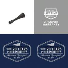 N331-132 Spring Door Stop Oil Rubbed Bronze 3" - Oil Rubbed Bronze - View 1