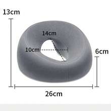 Gray, Pink, Green Memory Foam Massage Pillow, Face Cradle, Removable Pillowcase, Suitable For Salon, Home, Nap, Holiday Gift, Beauty Salon Massage Bed Dedicated Pillow, Massage Bed Face Cushion - Multicolor - View 9