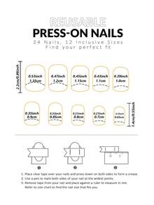 24 Pieces Of Hand And 24 Pieces Of Foot French-Style Pink Gradient Manicure Fake Nails - Multicolor - View 5