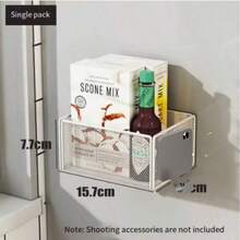 Magnetic Spice Rack, Refrigerator Grid Storage Rack, Wall-Mounted Refrigerator Storage Rack, Suitable For Kitchen And Living Room Condiment Storage - Multicolor - View 16