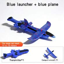 Kids Foam Throwing Glider Airplane Toy, Two Flight Modes For Indoor And Outdoor Play, Parent-Child Interactive Outdoor Foam Hand Throw Glider Airplane Toy - Multicolor - View 13