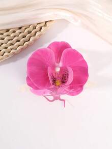 1 chiếc kẹp tóc lớn hình hoa lan phong cách Bohemian thời trang dành cho nữ (mầm hoa ngẫu nhiên) Phụ kiện tóc mùa hè Kẹp tóc đi biển Kỳ nghỉ, Du lịch, Lễ hội, Tiệc tùng - Nhiều màu - Xem 13