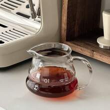 Bộ dụng cụ pha cà phê nhỏ giọt kiểu Nhật, bình thủy tinh chịu nhiệt, dụng cụ pha cà phê nhỏ giọt chuyên nghiệp, có vạch chia độ, món quà lý tưởng cho tháng Ramadan. - trắng - Xem 12