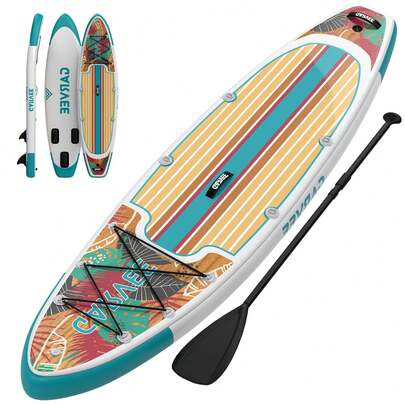 Hodeffior Inflatable Stand Up Paddle Board, 323 Cm/335 Cm Paddle Board With Accessories, Non-Slip EVA Deck, Lightweight Bag, Pump, For Adults And Youth, SUP For Lakes, Rivers, Sea