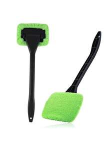 1 pieza Cepillo de limpieza para parabrisas de coche, cepillo desincrustante para parabrisas, herramienta de limpieza para cristal delantero - A - Ver 8