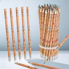 10 lápices de dibujos animados son adecuados para que los estudiantes escriban, hagan bocetos, dibujen y los usen como útiles de estudio y escolares - Dibujos animados - Ver 10