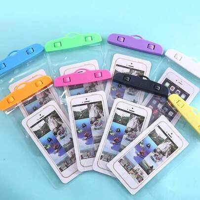 Bolsa impermeable universal para teléfono, funda impermeable para teléfono, compatible con iPhone 14/13/12/11 Pro Max/XS Plus, compatible con Samsung Galaxy S22/S23 (hasta 7.0 pulgadas), bolsa seca 3D para teléfono, adecuada para vacaciones, compatible con varios modelos de teléfonos