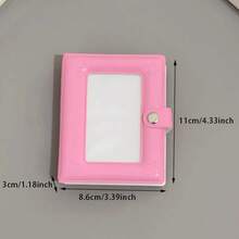 3英寸迷你照片卡片收纳册，20页内页和40个口袋，韩国流行明星照片收藏册 - 多色 - 查看 6