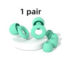 可重复使用的硅胶隔音耳塞，可水洗睡眠耳塞，舒适无痛 - 多色 - 查看 12