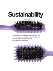 Hair brushes Lược uốn tóc hoàn toàn mới, lược tạo kiểu tóc xoăn chuyên nghiệp, lược uốn tóc chống xơ rối, được thiết kế đặc biệt cho tóc xoăn và dày, tạo lọn xoăn, giảm kéo giật và gãy rụng, công nghệ không gây hư tổn, phù hợp cho cả nam và nữ, sử dụng tại nhà và salon. - Một cỡ - Xem 9