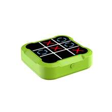 áquina de juego Tic-tac-toe, rompecabezas de ocio para entrenamiento mental, juego de ajedrez portátil, juego de escritorio, cultivar la capacidad de pensamiento, 1 Uds. YKRT - Verde A - Ver 2