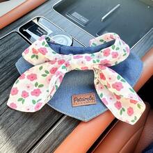 PETCIRCLE 1 pièce Accessoire mignon pour chien de compagnie ou chat, petit chien ou chiot, nœud papillon rose romantique et adorable pour l'extérieur, style décontracté et mode - Multicolore - Voir 9
