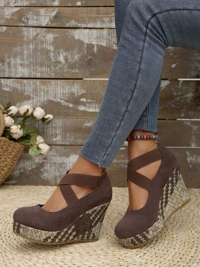 New Summer Platform Wedge Sandals, Multi-Functional Thick Sole Waterproof Flatform Shoes For Slimming Effect