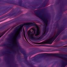 1件水波纹雪纺面料，柔软垂坠网纱面料，适用于婚纱DIY缝纫 - 多色 - 查看 17