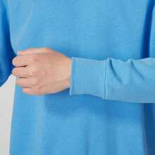 Nike Men's NSW CLUB CRW FT Crew Neck Long Sleeve Sweatshirt BV2667-412 - White/University Blue - View 6