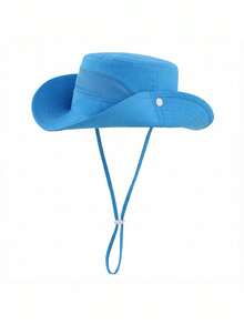 男士夏季防紫外线遮阳帽，透气镂空遮阳帽，渔夫帽 - 彩色 - 查看 19