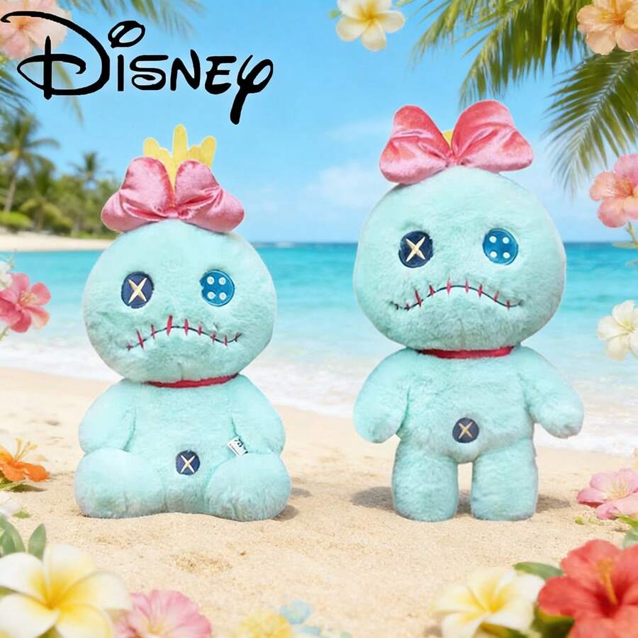 Disney 迪士尼官方授权史迪奇和朋友们毛绒玩偶，坐姿和站姿两种款式，可爱毛绒玩具，节日和生日送给女孩的礼物