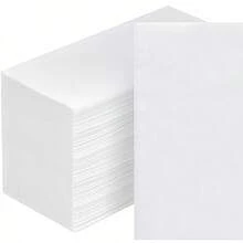 200/100/50/30/20/1入 白色亞麻紋理一次性餐巾紙，附內置餐具口袋，高吸水性優雅桌面裝飾，適用於婚禮、派對、節日及特殊場合，適合禮品、裝飾、家居佈置、壁畫、繪畫、紡織品、香氛爐、廚房用品、炊具、復活節、感恩節、母親節、父親節、齋月與開齋節 - 珍珠白 - 查看 3