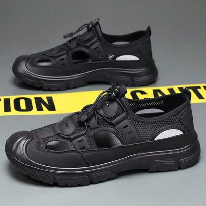 Outdoor Hiking Shoes For Men, Soft Sole Lightweight Travel Shoes, Middle-Aged & Elderly Dad Shoes, Sports Shoes, Water Shoes