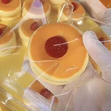 1个软绵绵的奶油夹心蛋糕减压玩具，质感逼真 - 彩色 - 查看 6