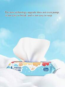 80张装可冲散湿厕纸，浴室用纸巾，纯水湿厕纸，用于清洁 - 多色 - 查看 11