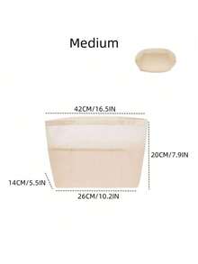 带11个口袋和提手的托特包内胆收纳袋，适用于手提包/单肩包，可整理物品并方便快速更换包袋。 - 彩色 - 查看 9