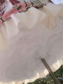 Váy lót cosplay - Váy xếp ly bằng chiffon bồng bềnh, phù hợp cho phong cách Lolita, Anime, Gothic, nhiều lớp voan, eo co giãn. - màu đen - Xem 4