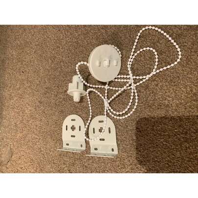 38MM ROLLER BLIND HEAVY DUTY FITTING KIT - BRACKETS AND PLASTIC CHAIN