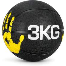 Durable Rubber Medicine Ball For Fitness Training, Strength & Core Workout Ball For Home And Gym Use - 3公斤 - 查看 1