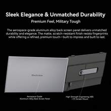 Blackview SCM6 Laptop Screen Extender, 1.3lbs Ultra-Light & 0.17" Ultra-Slim, 14" FHD 1080P IPS Portable Laptop Monitor Extender, Travel Dual Monitor For 13-17",Plug & Play For Windows/Mac/Android/Switch - Xám - Xem 2