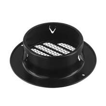 Rejilla de ventilación redonda de acero inoxidable de 70-200mm, herramienta de ventilación de conducto de pared Exterior, cubiertas de parrilla de ventilación circular para mejorar el hogar HJQQ - 70 mm - Ver 4
