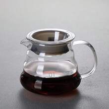 Bộ dụng cụ pha cà phê nhỏ giọt kiểu Nhật, bình thủy tinh chịu nhiệt, dụng cụ pha cà phê nhỏ giọt chuyên nghiệp, có vạch chia độ, món quà lý tưởng cho tháng Ramadan. - trắng - Xem 13