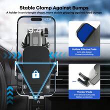 REMAX 1 pieza Soporte universal ajustable para teléfono de coche - Montaje con ventosa para salpicadero/parabrisas apto para todos los teléfonos inteligentes - XK156 - Ver 4