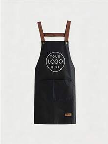 1pc Customizable Apron With Text, Personalized Photo Apron, Waterproof Apron, Custom Funny Cooking Kitchen Apron, Modern Polyester Oil-Proof Apron, Black Kitchen Apron, Polyester Gardening Apron, Customizable Logo & Text, Chef Apron, Ideal Gift For Valentine's Day, Father's Day, Mother's Day, Birthday - Multicolor - View 9