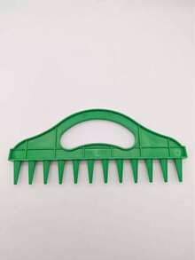 1pc Soil Auger Tool, Gardening Seeding Spacing Tool, Suitable For Farmland And Vegetable Planting, Plastic Agricultural Rake, Non-Electric - A - View 7