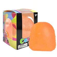 1个创意彩虹糖果挤压玩具，锻炼肌肉力量的糖果挤压玩具，带声音，缓解压力，慢回弹，新年/情人节/复活节礼物【款式随机】 - 彩色 - 查看 6