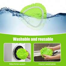 Mop Heads Replacements Compatible With O-Cedar Easy Wring 1-Tank System,Mop Replace Head For Dry/Wet Use,4 Pack Reusable Spin Mop Replacement Head,Washable Chenille Dust Mop Refills For Floor Cleaning - 4 cái - Xem 7