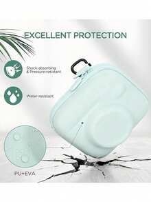 Universal EVA Solid Color Instant Camera Case, Suitable For Mini7+/8/9/11/12/40 And Other Models, Portable Protective Pouch - View 4