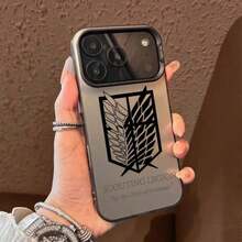 Funda Compatible With Anime A-Attack On T-Titan Eren For 11 Pro Max, 16, 15, 14, - Translucent Black 1 - View 5