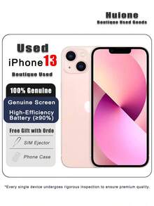 Apple 二手蘋果 iPhone 13 智慧型手機，雙卡雙待 4G，95% 新，原廠螢幕和高效電池（≥90%） - 多色 - 查看 6