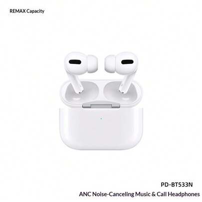 REMAX Proda PD-BT533NPro ANC+ENC Noise Canceling Earbuds, 5th Gen BLUETRUM Chip, In-Ear Detection, Wireless Charging, Bluetooth 5.3