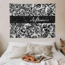 Deftone Music Album Canvas Art Poster Tapestry Wall Hanging For Room Decor Aesthetic Bedroom Dorm Decor, Home Decor, Flags For Room, Tapestry, Wall Tapestry - 1PC - 查看 8
