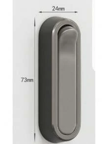 1pc Folding Wall Hook Hidden Robe Towel Coat Hook Hook For Home Kitchen Bathroom Matte Black Towel Hanger - View 14