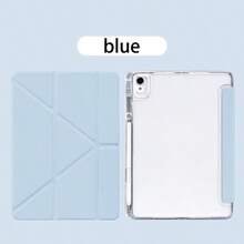 适用于华为Matepad SE 11英寸平板电脑的保护套，Matepad保护壳，高透明亚克力背板，可自由DIY，高品质PU皮革，时尚智能Y型折叠支架，具备自动休眠/唤醒保护功能，兼容2026款新款Matepad 11.5S/2025款Matepad 11.5英寸平板电脑。 - 彩色 - 查看 15