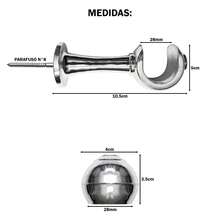 Curtain Rod Kit 19mm Or 28mm Various Sizes - 19毫米(薄) - 查看 3