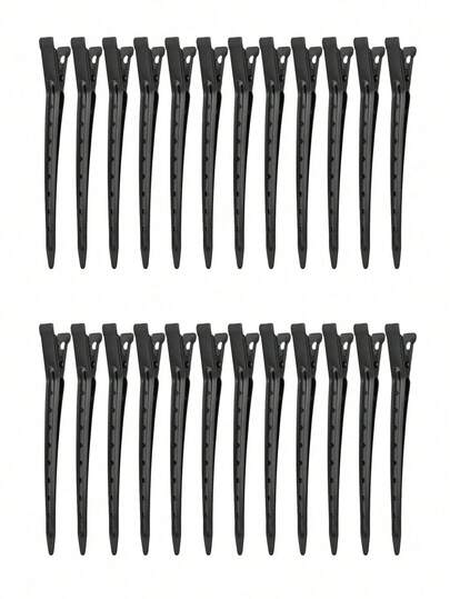 10/20/30/50个装鳄鱼夹，3.35英寸金属发夹，DIY发夹套装（含造型梳），女士发饰，美发工具，美容用品，卷发配件，秋季，旅行，发饰，女士配饰，发夹，秋季，女士发饰，美发工具，发夹，发夹，美容用品，礼物，旅行，女士礼物，发饰，情人节发饰